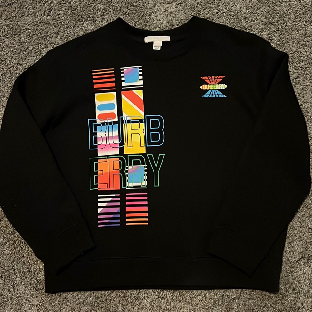 Burberry Logo Jersey Sweatshirt